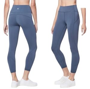 Lululemon In Movement Tight Everlux In Thunder Blue Size 4 Legging